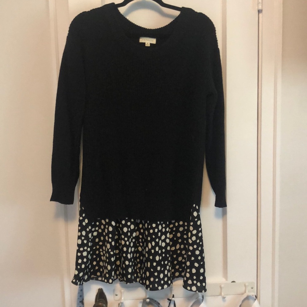 Promesa Medium black sweater dress